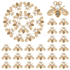 50Pcs Alloy Rhinestone Lapel Pins for Clothes&nbsp;JEWB-WA0001-03