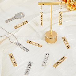 24Pcs 2 Styles 304 Stainless Steel Pendants&nbsp;STAS-HS0001-86
