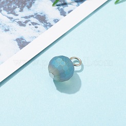 Electroplate Glass Pendants&nbsp;PALLOY-JF00656