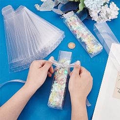 16Pcs Rectangle Foldable Transparent PVC Boxes&nbsp;CON-BC0007-44B