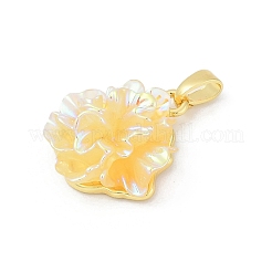 UV Plating Brass Pendants&nbsp;KK-R213-15G-01