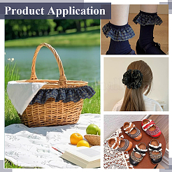 Polyester Wrinkle Ribbons&nbsp;DIY-FG0010-70A
