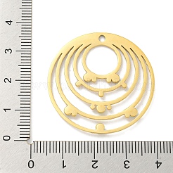 Real 18K Gold Plated PVD Vacuum Plating 304 Stainless Steel Pendants&nbsp;STAS-L278-033G-01