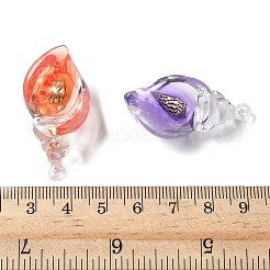 Luminous Transparent Resin Pendants&nbsp;X-RESI-Z038-02