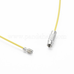 Stainless Steel Wire Necklace Cord DIY Jewelry Making&nbsp;TWIR-R003-02