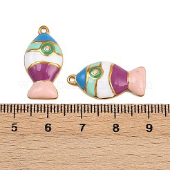 304 Stainless Steel Enamel with Rhinestone Pendants&nbsp;STAS-Z152-03G-01
