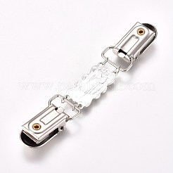 Retro Alloy Cardigan Clips&nbsp;JEWB-WH0009-48