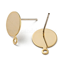 Brass Stud Earring Findings&nbsp;FIND-R144-12G