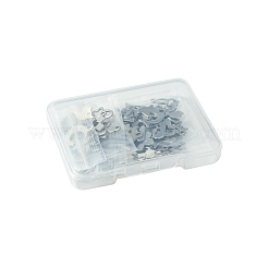 64Pcs 16 Styles Anti-Tarnish 201 Stainless Steel Charms&nbsp;STAS-FS0001-63