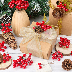 200Pcs Foam Artificial Red Holly Berries Model&nbsp;AJEW-GF0012-34