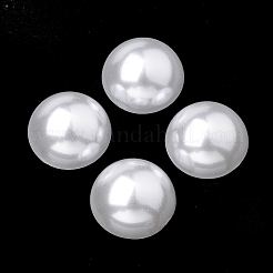 Eco-Friendly Plastic Imitation Pearl Cabochons&nbsp;X-MACR-S283-03P-27