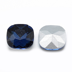 Pointed Back Glass Rhinestone Cabochons&nbsp;RGLA-T032-10x10mm-14