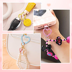 28Pcs 14 Colors Baking Paint Alloy Spring Gate Clasps&nbsp;FIND-SC0019-52