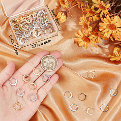 80Pcs 2 Colors 304 Stainless Steel Leverback Earring Findings&nbsp;STAS-BBC0004-11