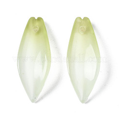 Transparent Spray Painted Glass Pendants&nbsp;GGLA-S054-015F-02