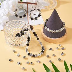 120Pcs 12 Styles Tibetan Style Alloy Beads&nbsp;FIND-TA0002-75