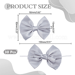 30Pcs Bowknot Polyester Ornament Accessories&nbsp;DIY-AR0005-11B
