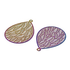 201 Stainless Steel Filigree Pendants&nbsp;SA-CBA7F03-01