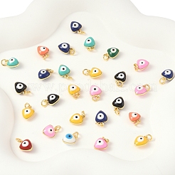 26Pcs Brass Enamel Charms&nbsp;KK-FS0001-68
