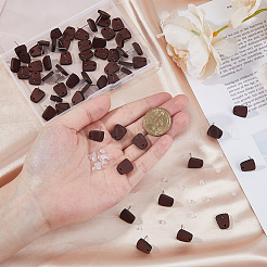 60Pcs Wood Stud Earrings Finding&nbsp;EJEW-FI0003-33C