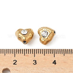 304 Stainless Steel Crystal Rhinestone Beads&nbsp;STAS-U050-01E-G