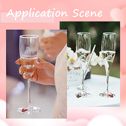 Alloy Enamel Butterfly Wine Glass Charms&nbsp;AJEW-SC00017