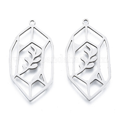 Non-Tarnish 201 Stainless Steel Pendants&nbsp;STAS-N090-LA970-1
