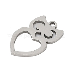 201 Stainless Steel Pendants&nbsp;STAS-F316-06P-04