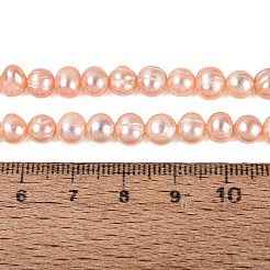 Natural Cultured Freshwater Pearl Beads Strands&nbsp;PEAR-N013-06G-03