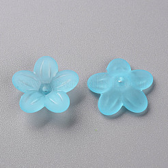 Frosted Acrylic Bead Caps&nbsp;MACR-S371-08A-755