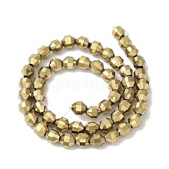 Electroplated Synthetic Non-magnetic Hematite Beads Strands&nbsp;G-I364-L01