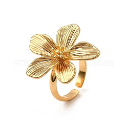 Brass Cuff Rings for Women&nbsp;RJEW-Z097-01G-02
