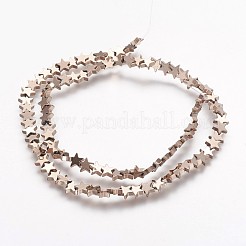 Non-magnetic Synthetic Hematite Beads Strands&nbsp;G-P218-05-B
