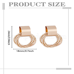 1 Pair Brass Dangle Stud Earrings for Women&nbsp;EJEW-LP0004-91