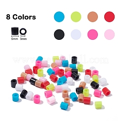 480Pcs 8 Colors PE DIY Melty Beads Fuse Beads Refills&nbsp;DIY-YW0003-22