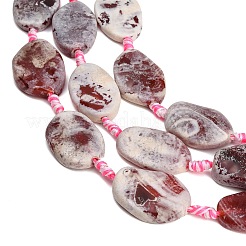 Natural Fire Crackle Agate Beads Strands&nbsp;GG-CBAE0EB-04B