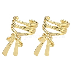 Brass Cuff Earrings for Women&nbsp;EJEW-A167-26G