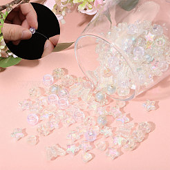 1640Pcs 6 Styles Acrylic Beads&nbsp;TACR-CA0001-32