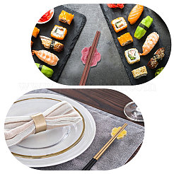 8Pcs 8 Colors Porcelain Chopstick Stand&nbsp;AJEW-GL0003-10