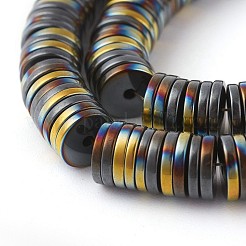 Electroplated Non-magnetic Synthetic Hematite Beads Strands&nbsp;G-P408-Q-8x2