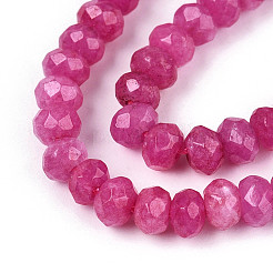 Natural White Jade Bead Strands&nbsp;X-G-R343-2x4-08