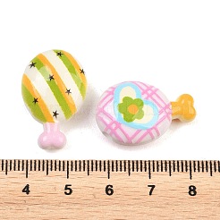 Printed Opaque Acrylic Beads&nbsp;MACR-B838-01