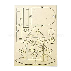 DIY Handmade Wooden Christmas Tree Shape Shaker set&nbsp;DIY-A014-02