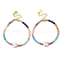 Natural Pearl & Gemstone Beads Bracelets for Women&nbsp;BJEW-JB12366