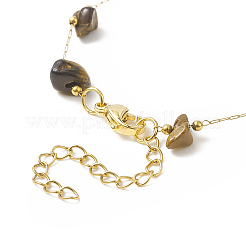 Natural Mixed Gemstone Chips Beaded Bracelet&nbsp;BJEW-JB09941