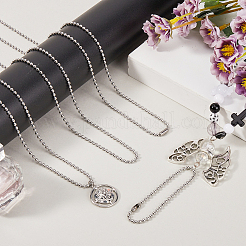 201 Stainless Steel Ball Chains Bracelet Necklace Making Kit&nbsp;DIY-SP0001-09C