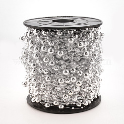 ABS Plastic Imitation Pearl Beaded Trim Garland Strand&nbsp;AJEW-S071-01G