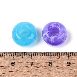 Two Tone Acrylic European Beads&nbsp;OACR-Q200-29