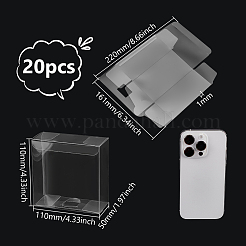 Square PVC Storage Gift Boxes&nbsp;CON-WH0095-105