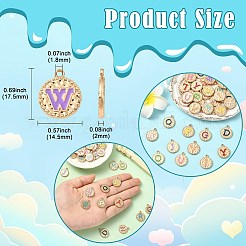 52Pcs Alloy Enamel Pendants&nbsp;ENAM-CJ0007-07C